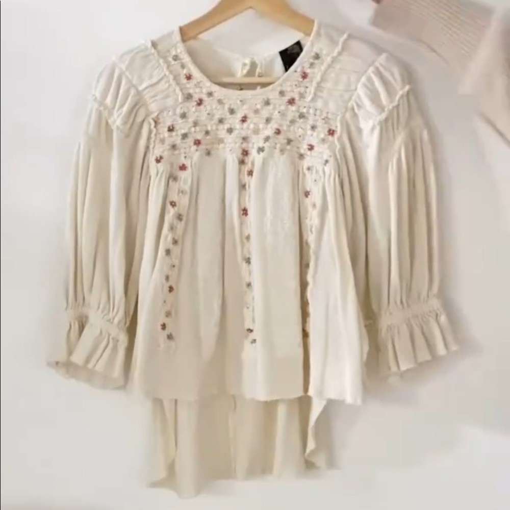 ISO Free People New Romantics floral top